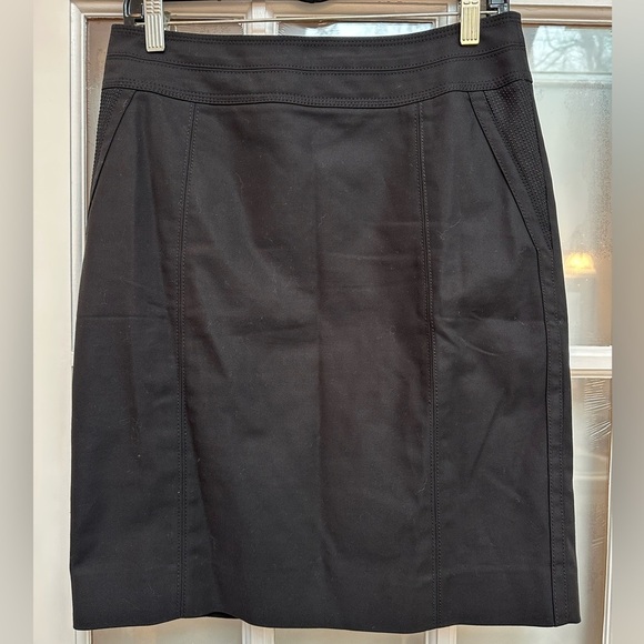 White House Black Market Women's Perfect Form Pencil Skirt Black Size 8 Medium M - Picture 3 of 11